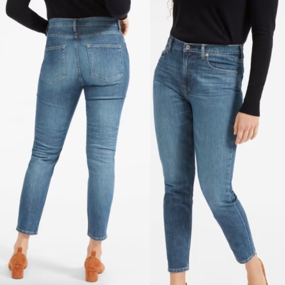 Everlane Slim Straight Jeans 28 Blue - Picture 1 of 16